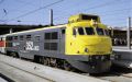 RENFE, Diesellok 352-003 Virgen del Perpetuo Socorro, gelb-g