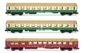 DR, 3-tlg. Set OSShD-Wagen Typ B, Nr. 2/2, bestehend aus 1 x