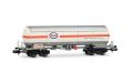 RENFE, 4-achs. Ammoniakkesselwagen PRR, ESSO-Saltra grau-wei