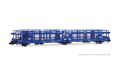 Transfesa, 3-achs. Autotransportwagen Mega Car Carrier, blau