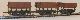 Wood Side-Dump Cars Oxide Red (3/Box)