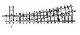 H0m 12� Weiche links gek�rzt, 127 mm