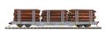 0m RhB Sp-w 8360 Rungenwagen beladen