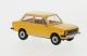 DAF 66, dunkelgelb, 1972, 1:87