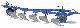 Aufsattel-Beetpflug B200 blau