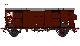 2-achsiger Spitzdachwagen mit Bremserhaus FS Ep. IIIa