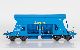 Kieswagen 4-achs. Hastag Lichtblau - RAL 5012