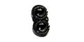 Zwei Lautsprecher 16mm, oval, 100 Ohm, mit gemeinsamer Schal