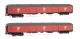 RENFE 2er-Set Gep�ckwagen DD-8100 rot Paqueexpres Ep.V