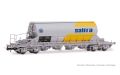 RENFE 4-achs. Schwenkdachwagen Taoos grau-gelbe Saltra