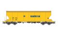 RENFE 4-achs. Getreidesilowagen Saltra gelb blauem Logo