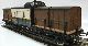 Gep�ckwagen mit Container CIWL blau