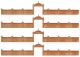 Fabrikmauer, 684 mm