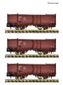 3er Set offene Guterwagen DR