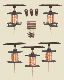 Entkuppler TT + H0m 5 St�ck
