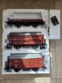 G�terwagen Set mit 3 Wagen der DB IIIb