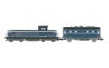 SNCF, Diesellok BB 66013, wei�/blau + Heizkesselwagen der Ba