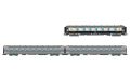 SNCF, 3-tlg. Set Sud Express, CIWL-Salonwagen + 2 x DEV Inox