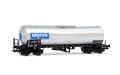 SNCF, 4-achs. Isolierkesselwagen algeco, chromsilberne Farbg