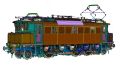 E-Lok E04 11 DRost Ep. IV Bw Leipzig West flaschengr�n NEM