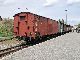 1e gedeckter G�terwagen  Museumsbahn Oechsle Sprengwerk FS