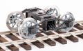 Flacheisenrahmen Drehgestell, ungebremst, Speichenr�der SC