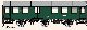 Umbauwagen mit Gep�ckabteil 3-achs. DB IV 2.Kl. chromoxidgr�