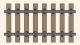 Echtholzgleis gerade 118,5 mm Spur 0