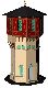 Wasserturm Nieb�ll Bausatz
