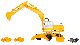 H0 LIEBHERR Mobilbagger mit A