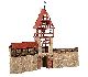 H0 Stadtmauer mit Fachwerktur