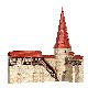 H0 Stadtmauer mit Rundturm in