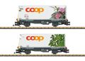 Containerwagen-Set Coop RhB