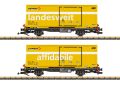 Containerwagen-Set Post RhB