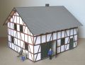 Fachwerk-Bauernhaus verputzt