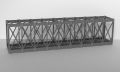 Fachwerk-Kastenbr�cke 1-gleisig graphitgrau
