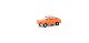 VW 1600 TL Flie�heck Leuchtorange