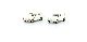 2er Set VW 1600 Kombi cremewei�