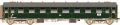 Schnellzugwagen D28 A4�e 1.Kl. DR III fl-gr�n