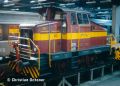 Diesellok DH 500 Ca PTT Werkslok braunrot mfx-Sound/Telex