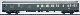 Schnellzugwagen BD4�m-61 DB EP III, gr�n Ausstllungsst�ck