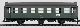Personenwagen B3yg 761 DB III 2.Kl. gr�n