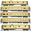Pullmanwagen-Set EDELWEISS 6-tlg. METALL-Edition