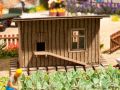 H�hnerhaus 5,5 x 4,0 cm 3,5 cm hoch