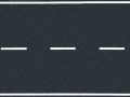 H0 Bundesstra�e, Asphalt, 1m