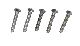Gleis-Schrauben 1,46 x 10mm, ca. 400 St�ck