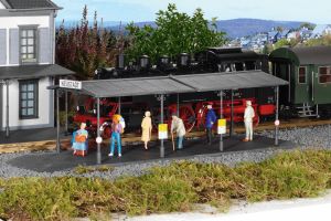 �berdachter Bahnsteig