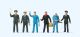 Franz�sisches Bahnpersonal