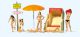 Am FKK-Strand. Strandkorb und