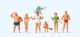 Familie Krause am Strand